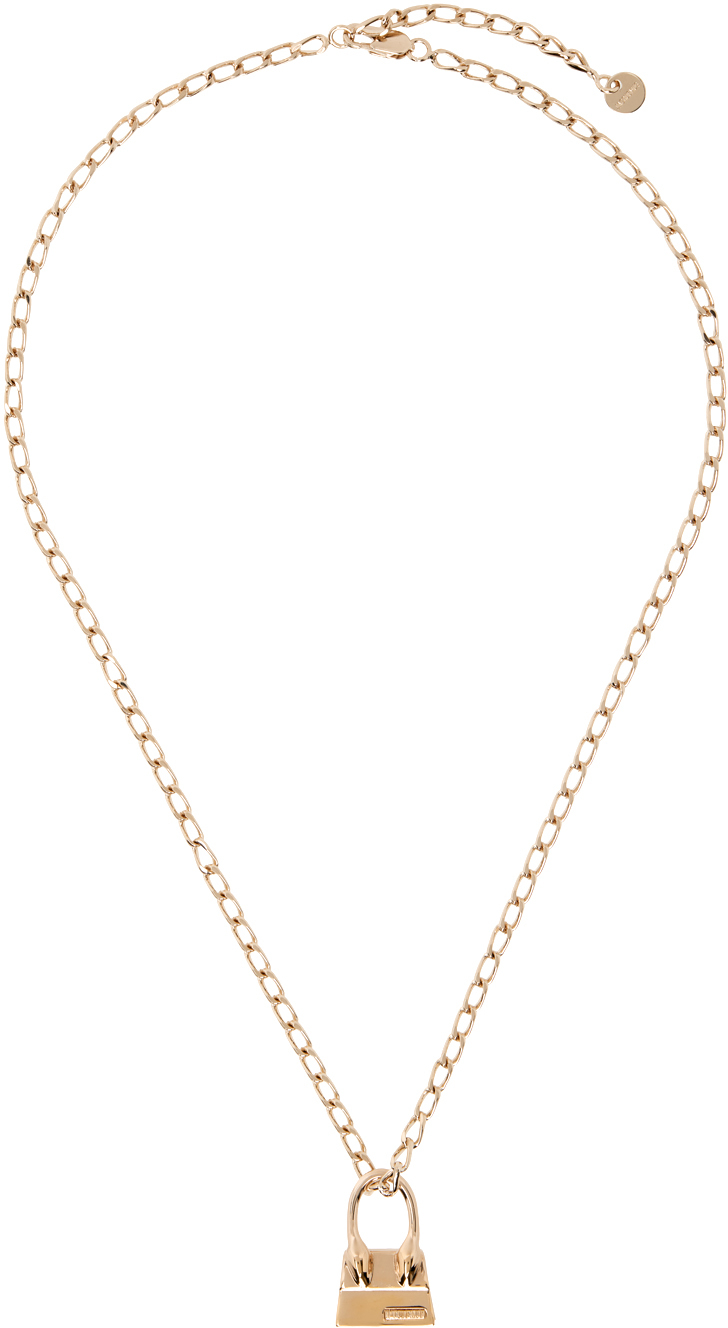 JACQUEMUS GOLD LE PAPIER 'LE COLLIER CHIQUITO' NECKLACE 