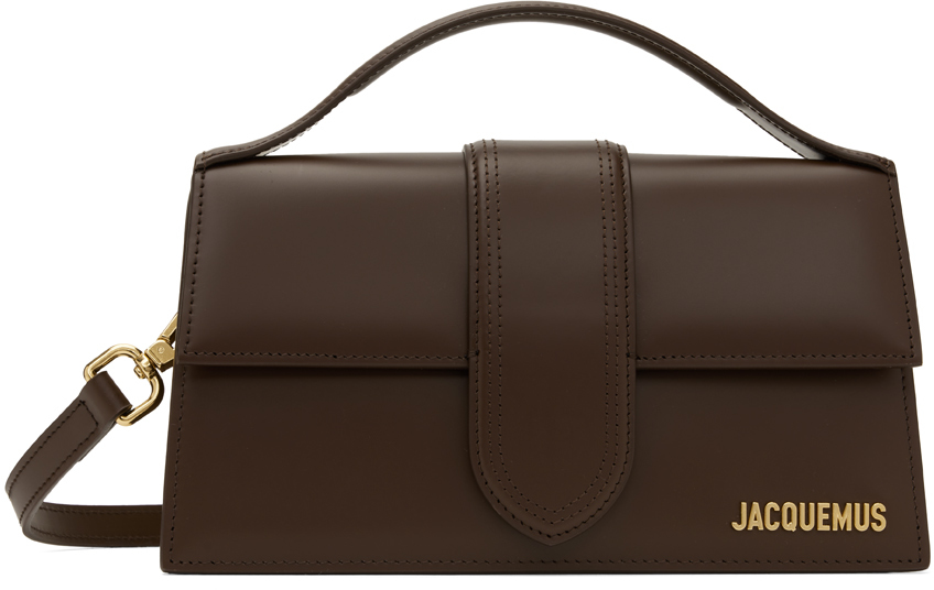 Shop Jacquemus Brown Les Classiques 'le Grand Bambino' Bag In 850 Brown