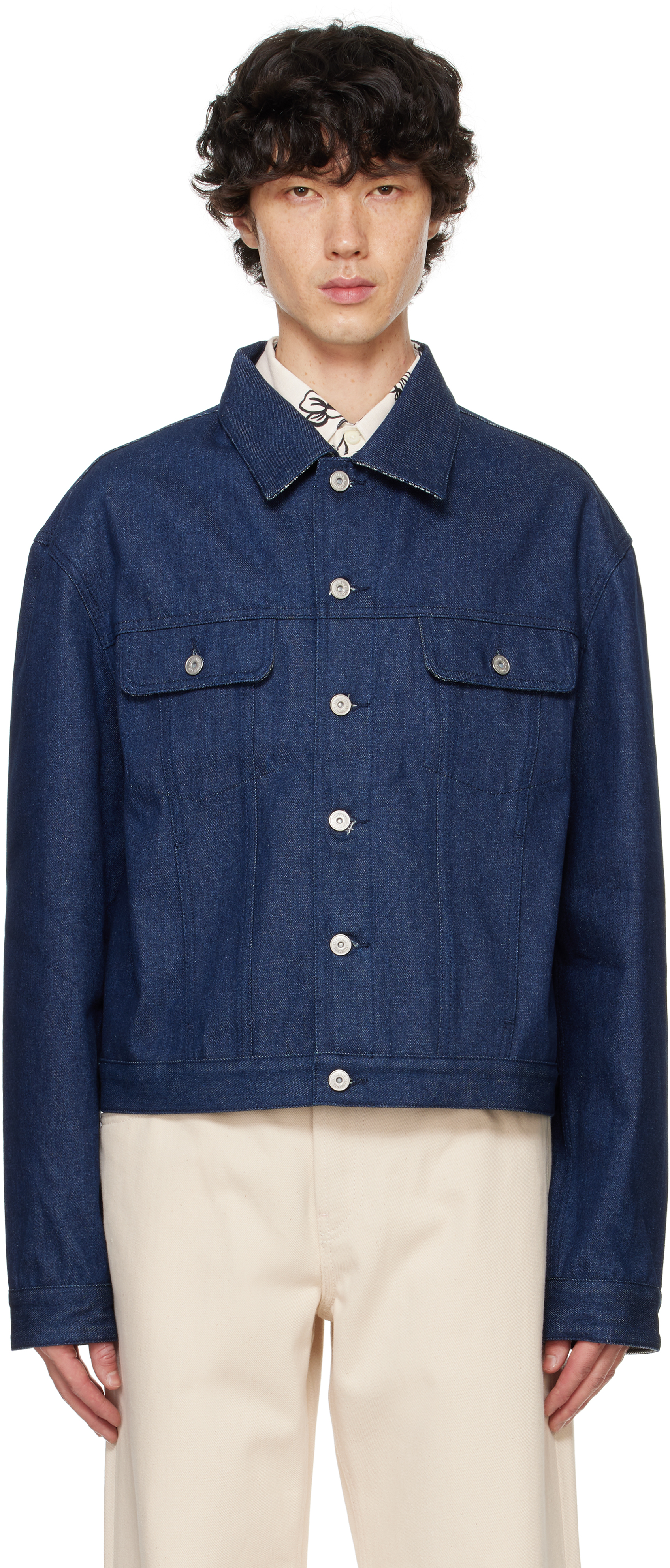 Blue La Casa 'La veste de-Nîmes' Denim Jacket