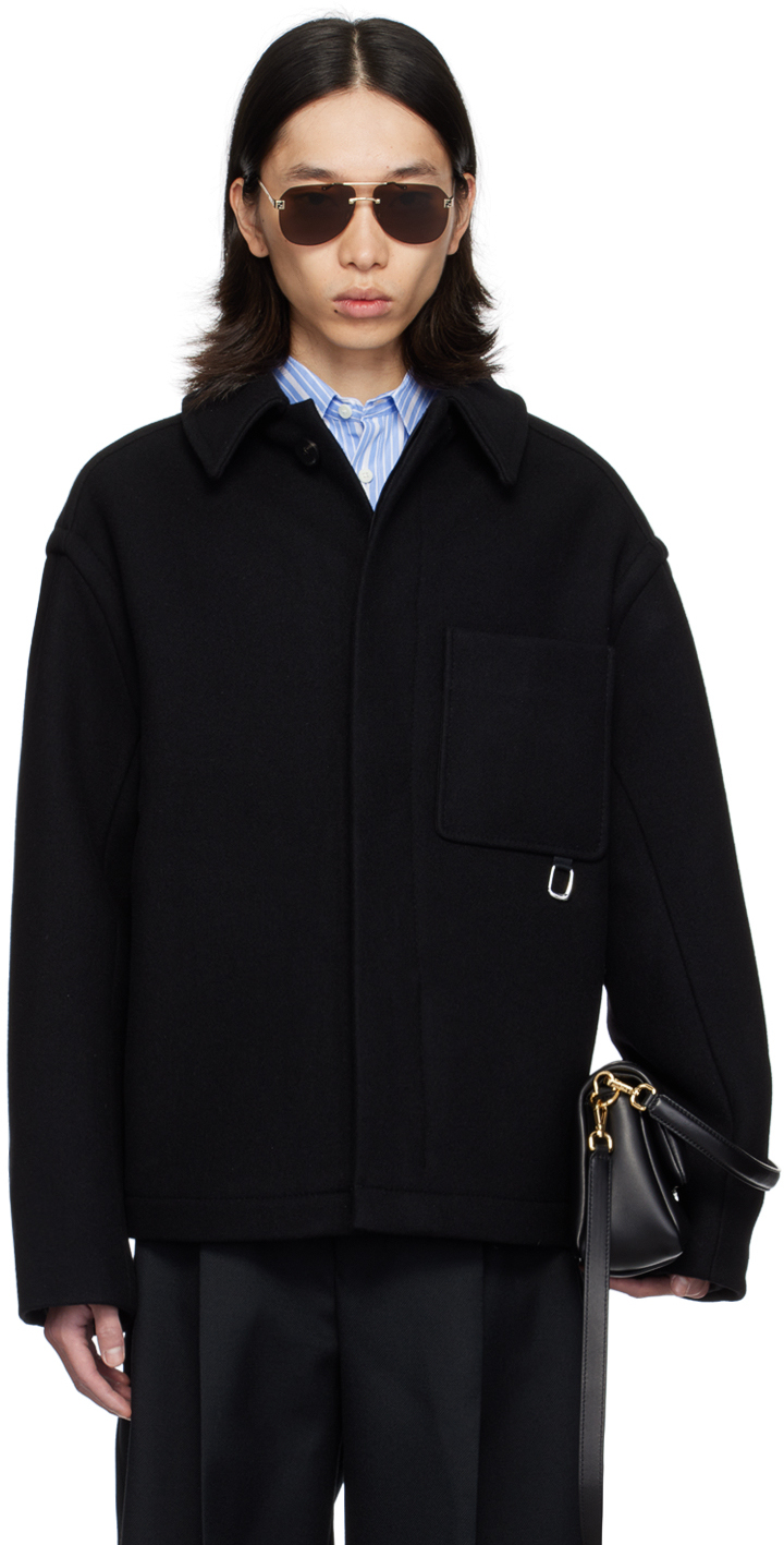 Black La Casa 'Le manteau Court' Jacket