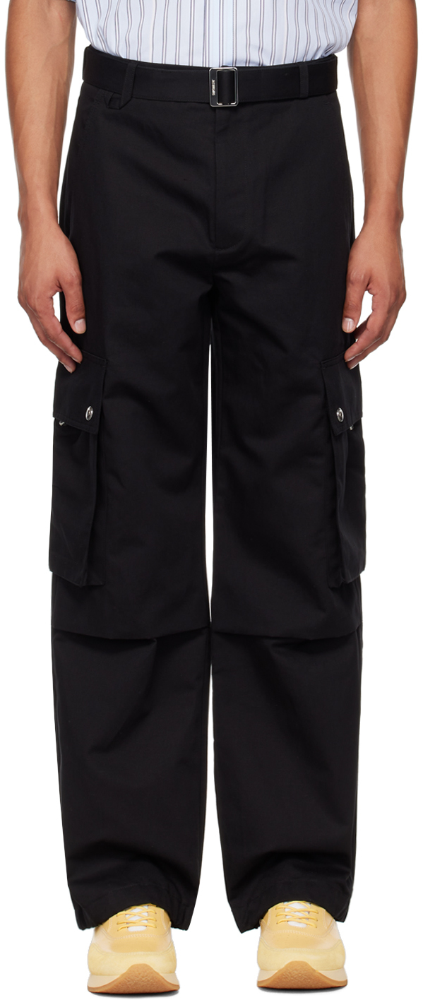 Black La Casa 'Le cargo' Cargo Pants