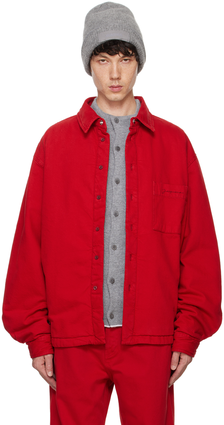 Red La Casa 'La chemise Boulanger' Jacket