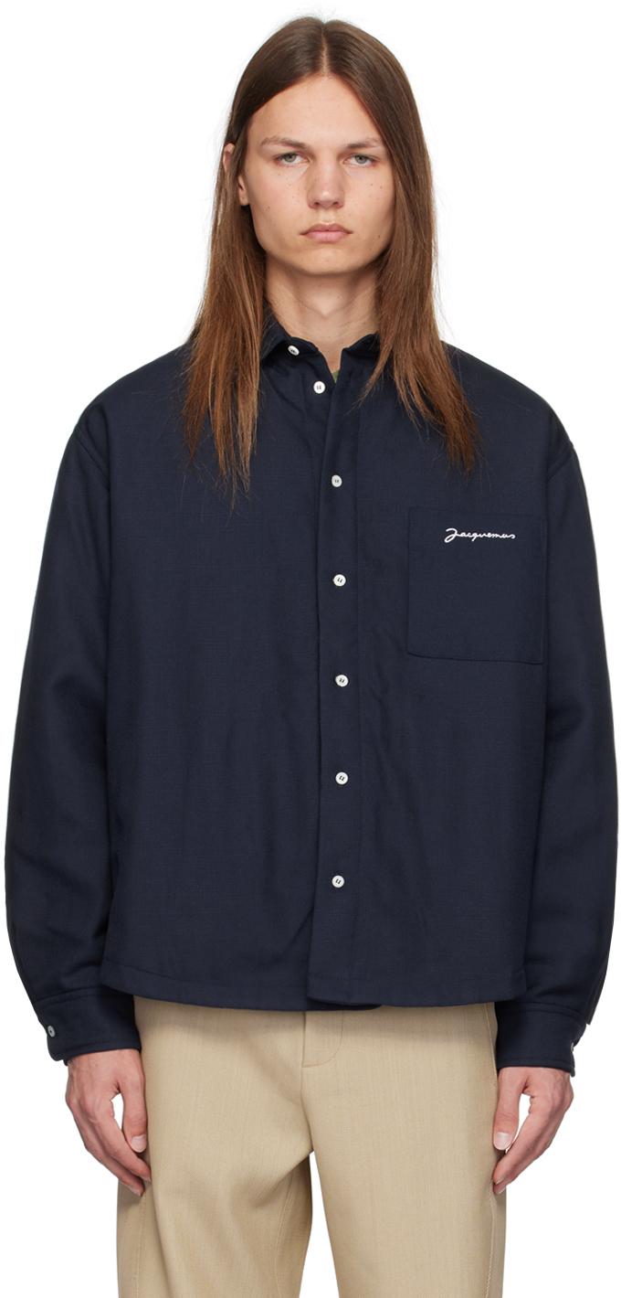 Navy La Casa 'La chemise Boulanger' Jacket