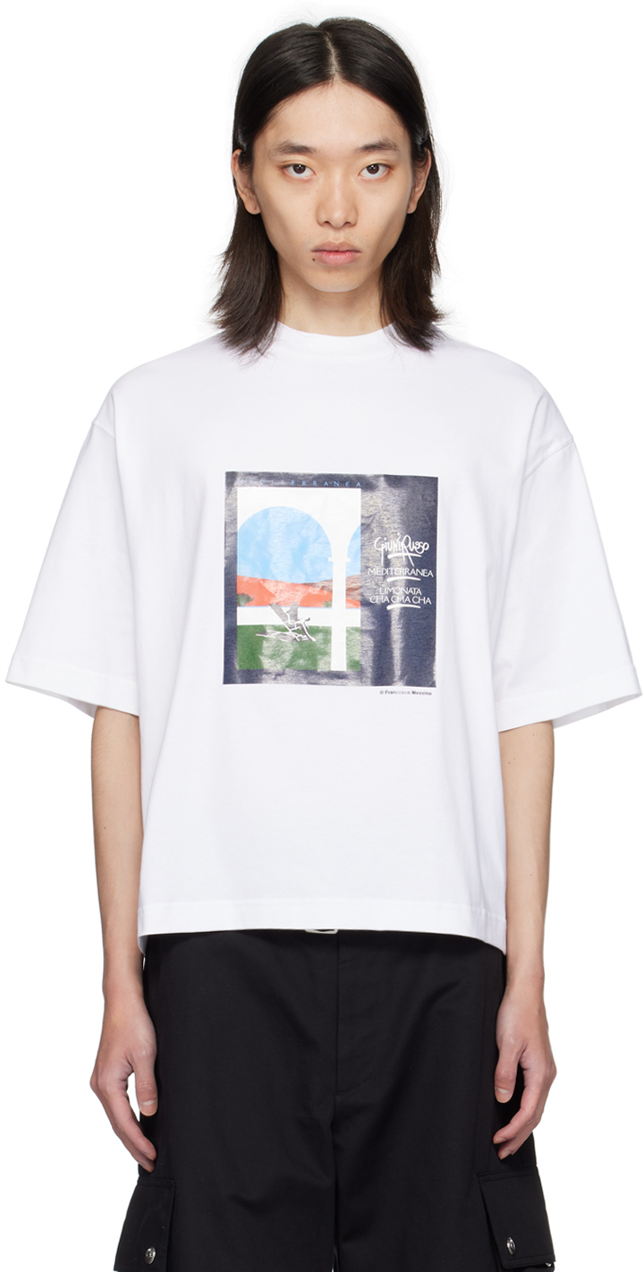 White La Casa 'Le t-shirt Scesa' T-Shirt