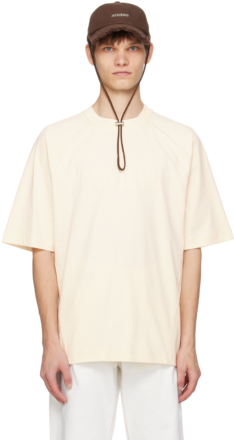 Beige Les Classiques 'Le t-shirt Typo' T-Shirt