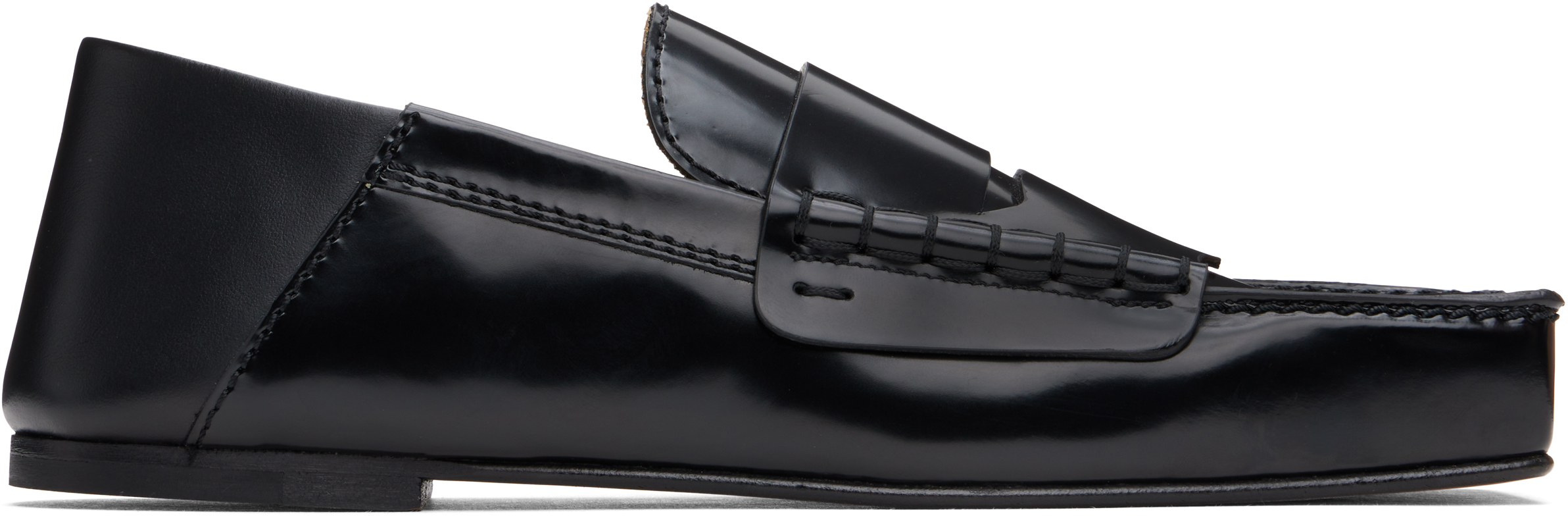 Black La Casa 'Les Loafers Carré' Loafers