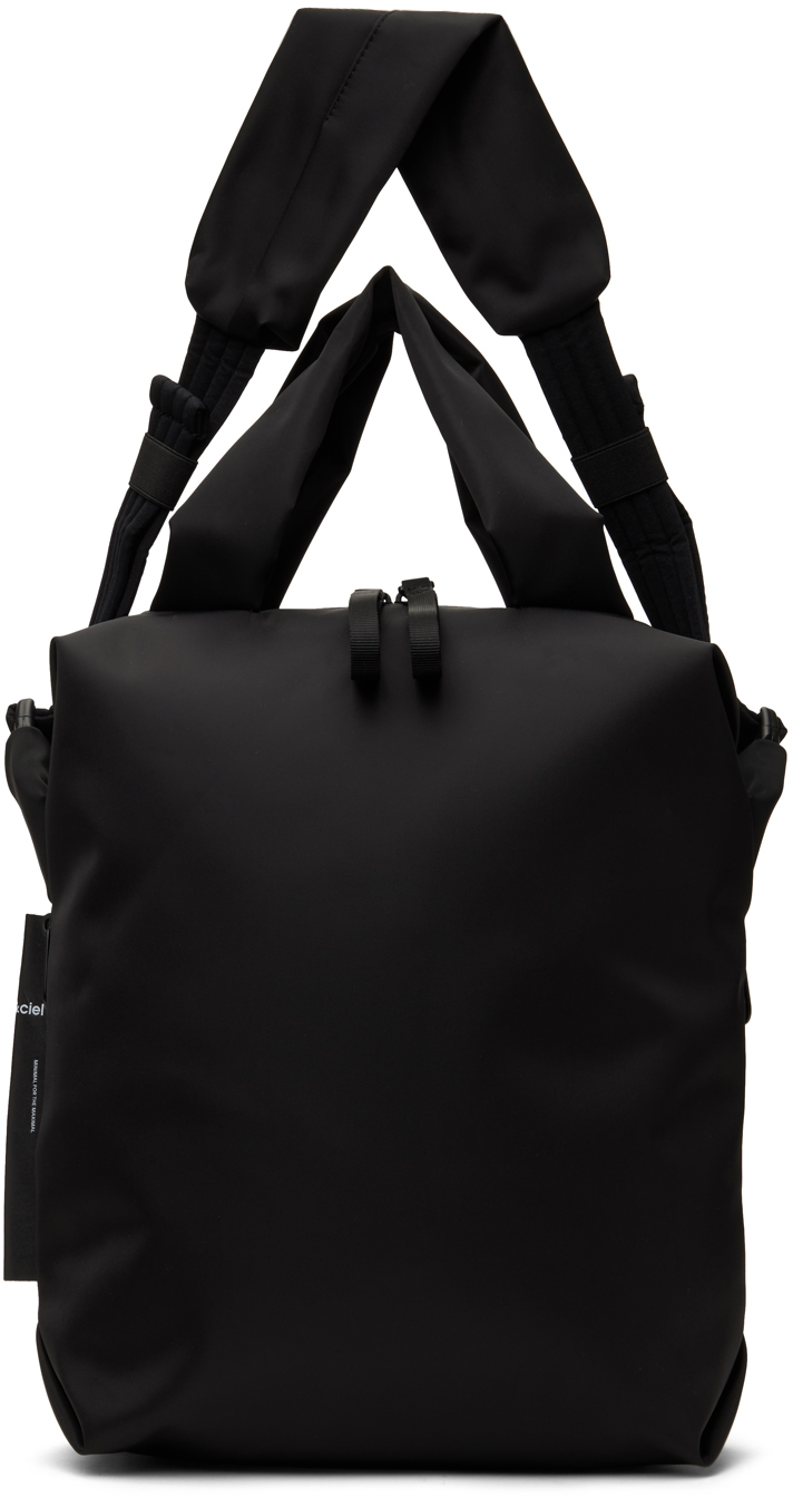 Côte & Ciel Black Rour Sleek Backpack