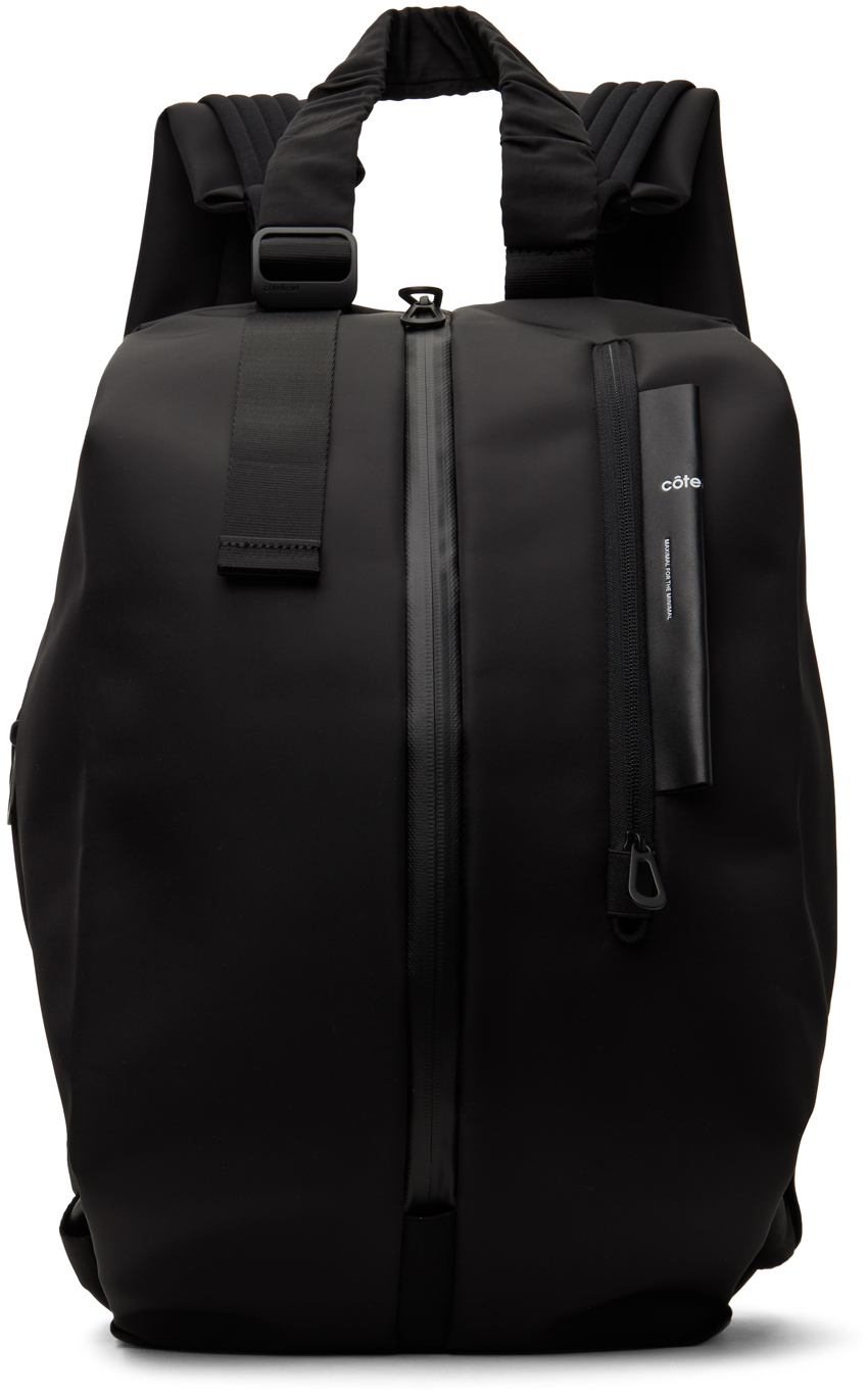 Côte & Ciel Black Dala Sleek Nylon Backpack