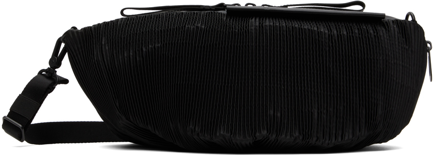 Côte & Ciel Black Orne Pleated Bag