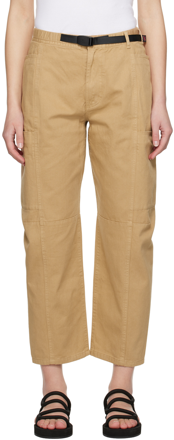 Gramicci Tan Voyager Trousers In Chino
