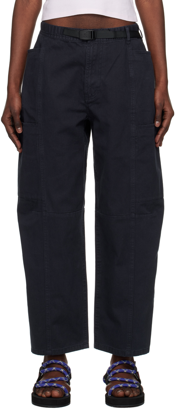 Gramicci Navy Voyager Pants In Double Navy
