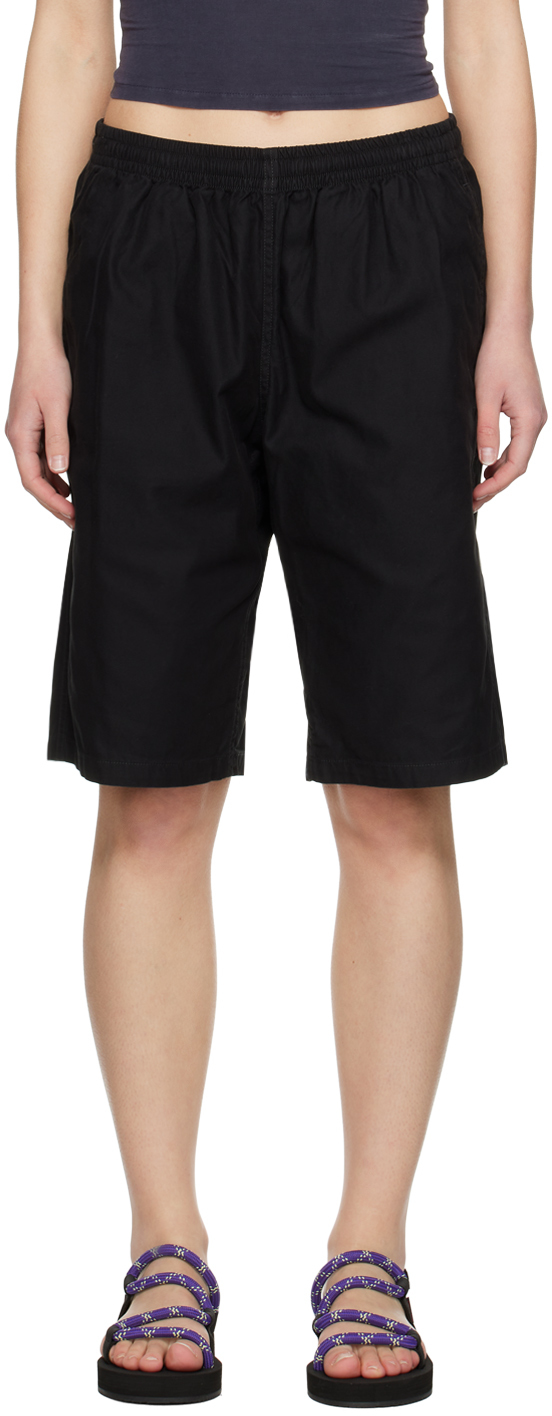 Versace Underwear: Black Greca Shorts