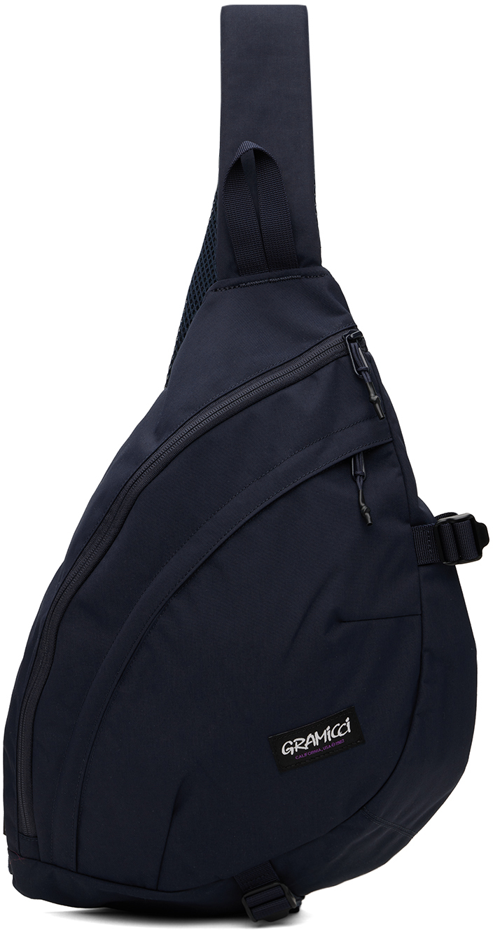 Gramicci Navy Cordura Sling Bag In Blue