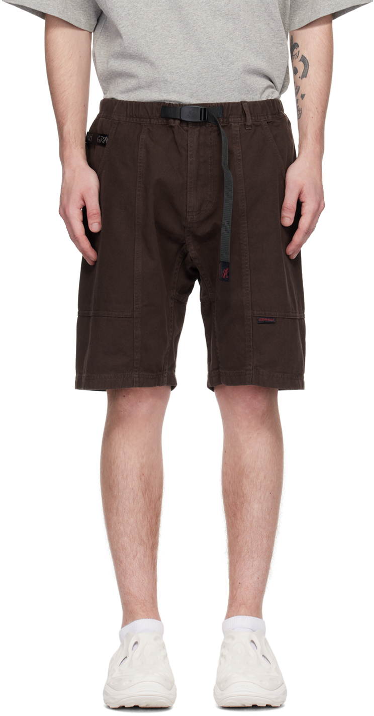 Gramicci Brown Gadget Shorts In Dark Brown