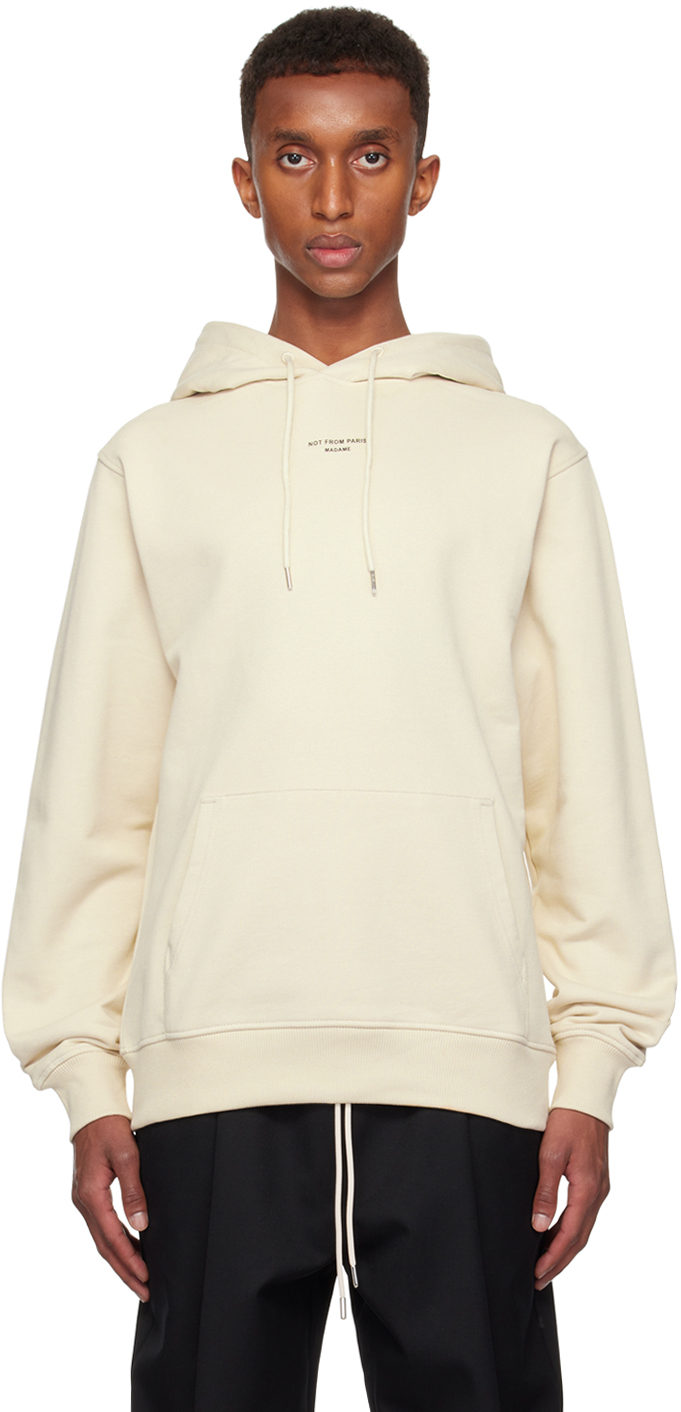 Off white cream hoodie on sale