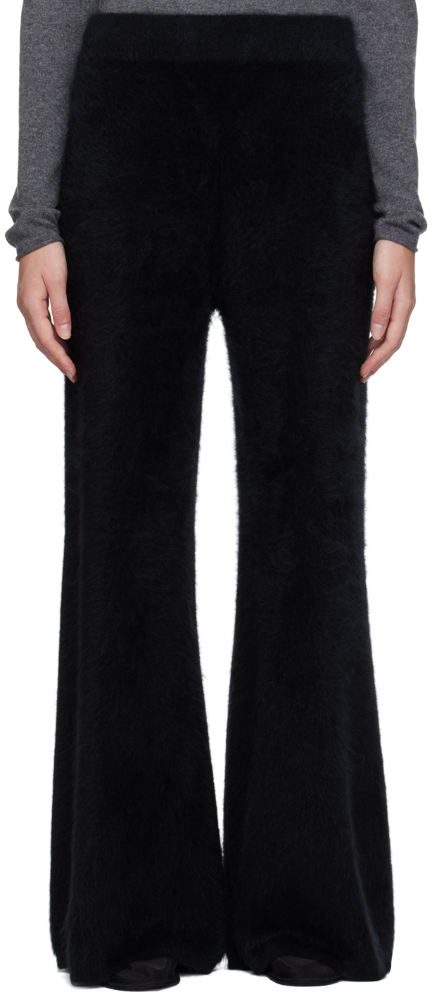 Shop Lisa Yang Black Ellery Lounge Pants In Bk Black Brushed