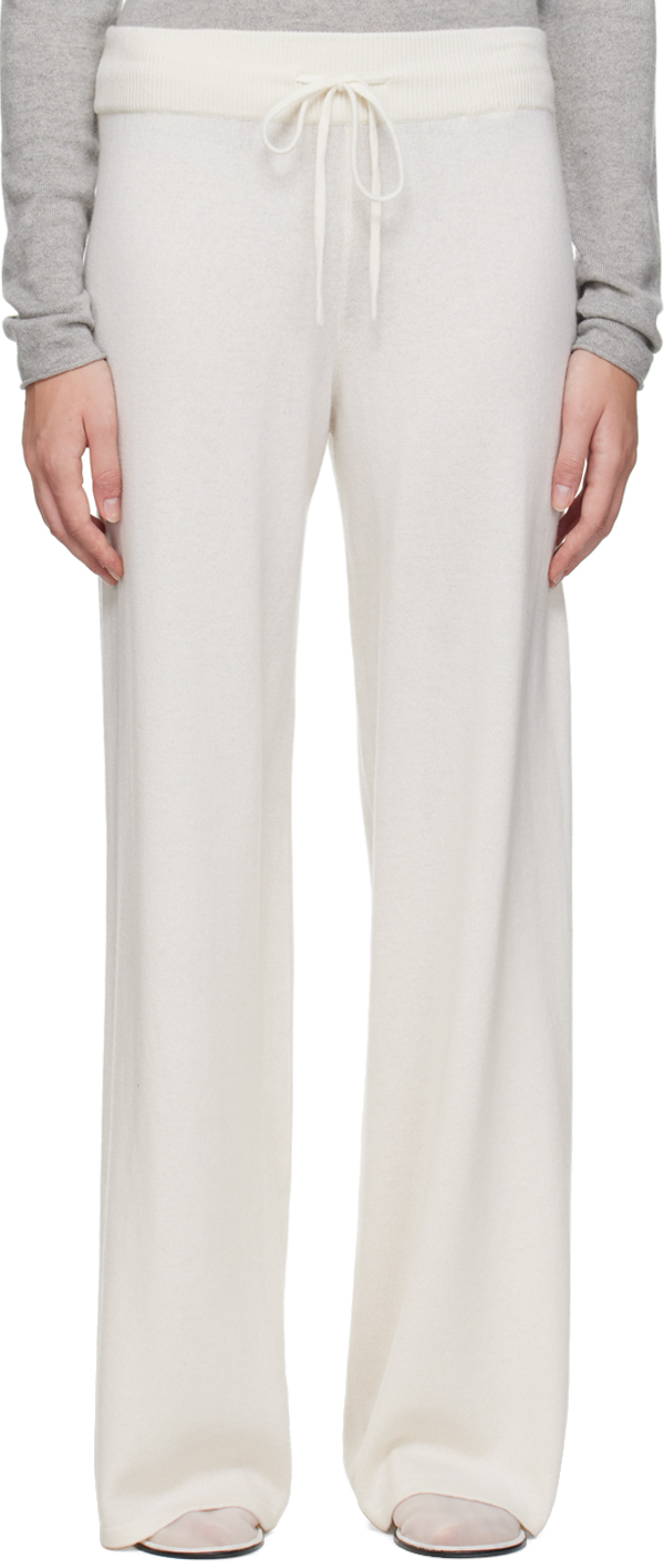 Shop Lisa Yang Off-white Sofi Lounge Pants In Cr Cream