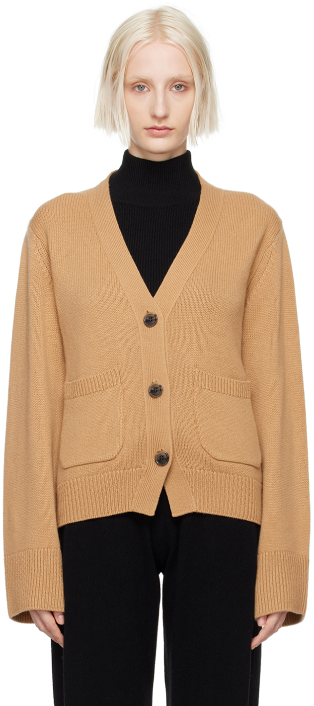 Shop Lisa Yang Brown Danni Cardigan In Vh Savannah