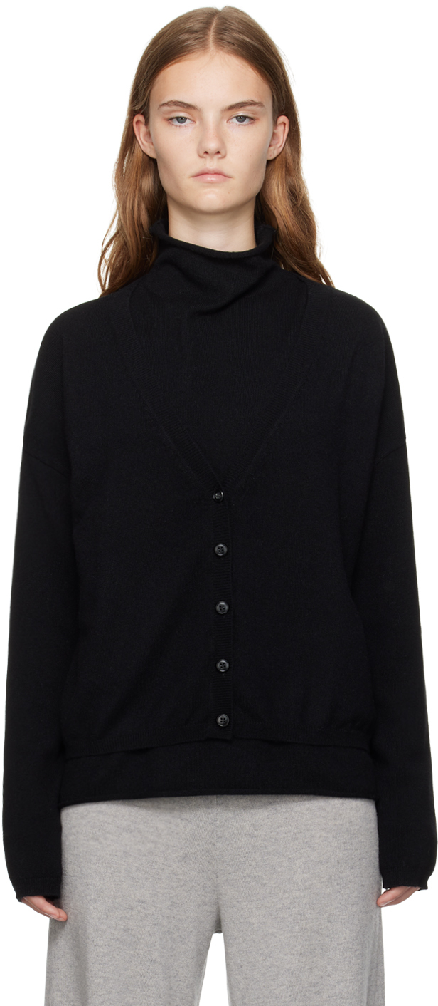 Shop Lisa Yang Black Abby Cardigan In Bl Black