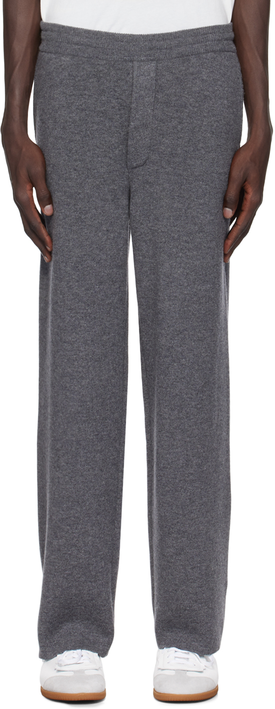 Lisa Yang Gray Parker Lounge Pants In Gr Graphite