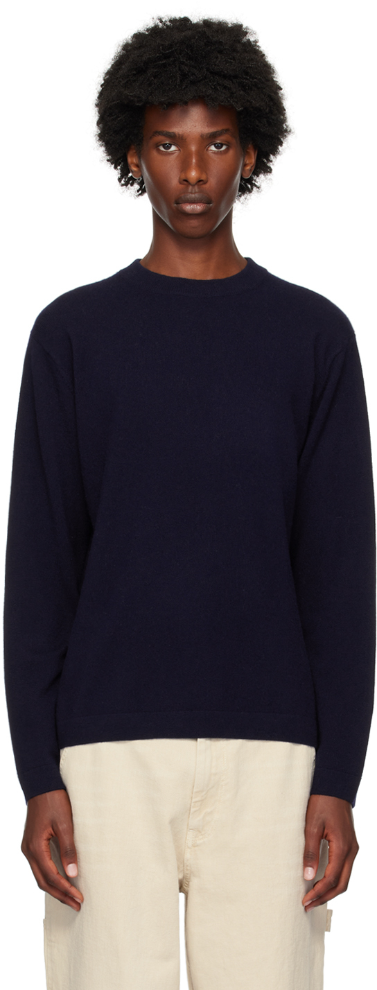 Shop Lisa Yang Navy Mason Sweater In Na Navy