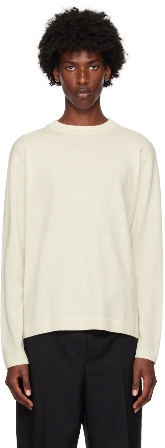 Lisa Yang Off-white Mason Sweater In Cr Cream