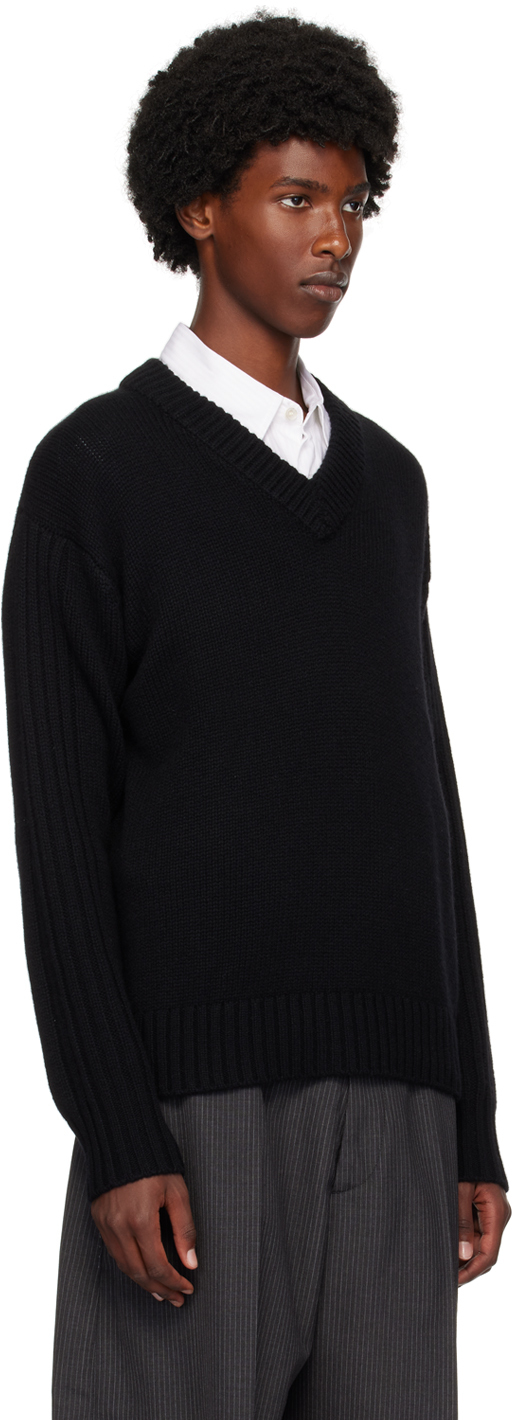 Lisa Yang Black Dan Sweater In Bl Black