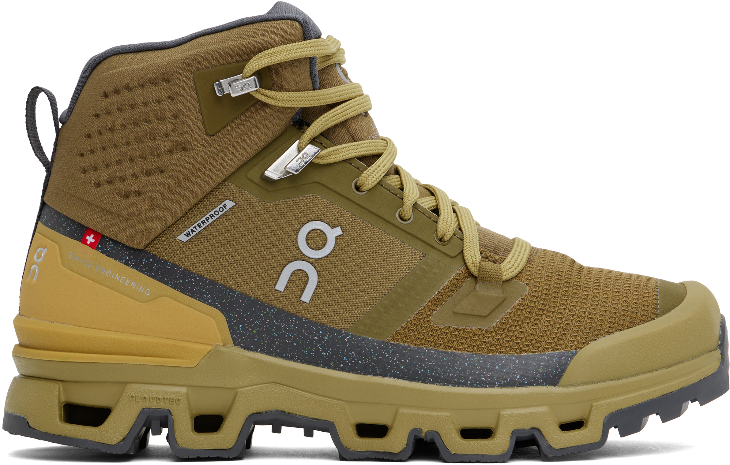 on Cloudrock Waterproof M カーキ Men's Cloudrock 2 Waterproof | Green | On Switzerland