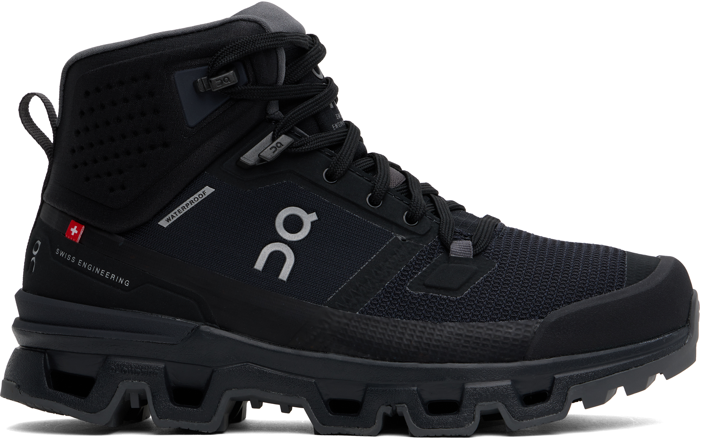 ON BLACK CLOUDROCK 2 WATERPROOF SNEAKERS 