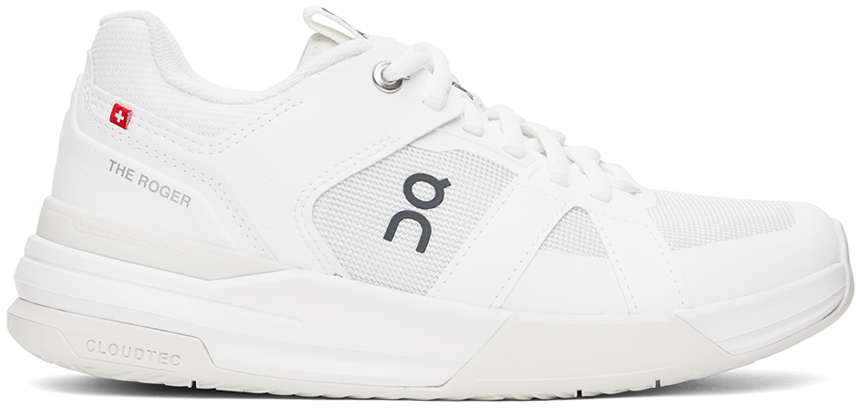 White 'THE ROGER' Clubhouse Pro Sneakers