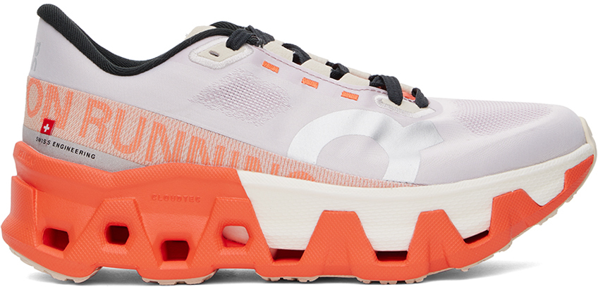 On Pink Cloudmster Hyper Sneakers In Orange