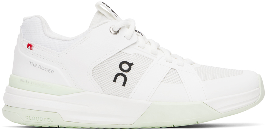 White 'THE ROGER' Clubhouse Pro Sneakers