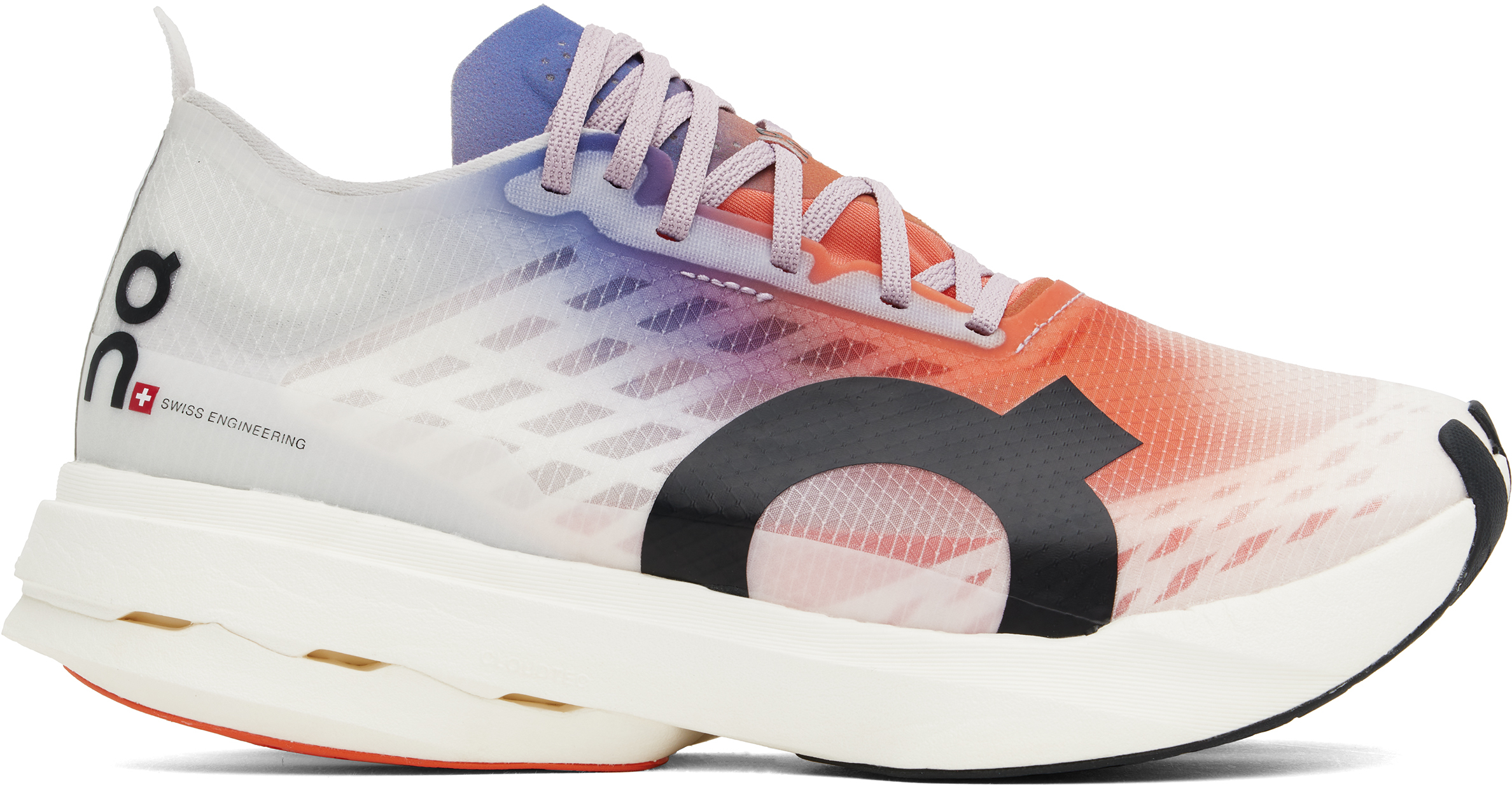 Shop On White & Orange Cloudboom Strike Sneakers In White | Flame