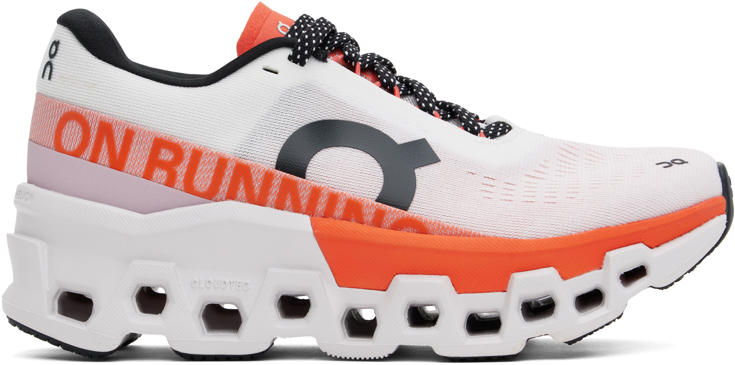 White & Orange Cloudmonster 2 Sneakers