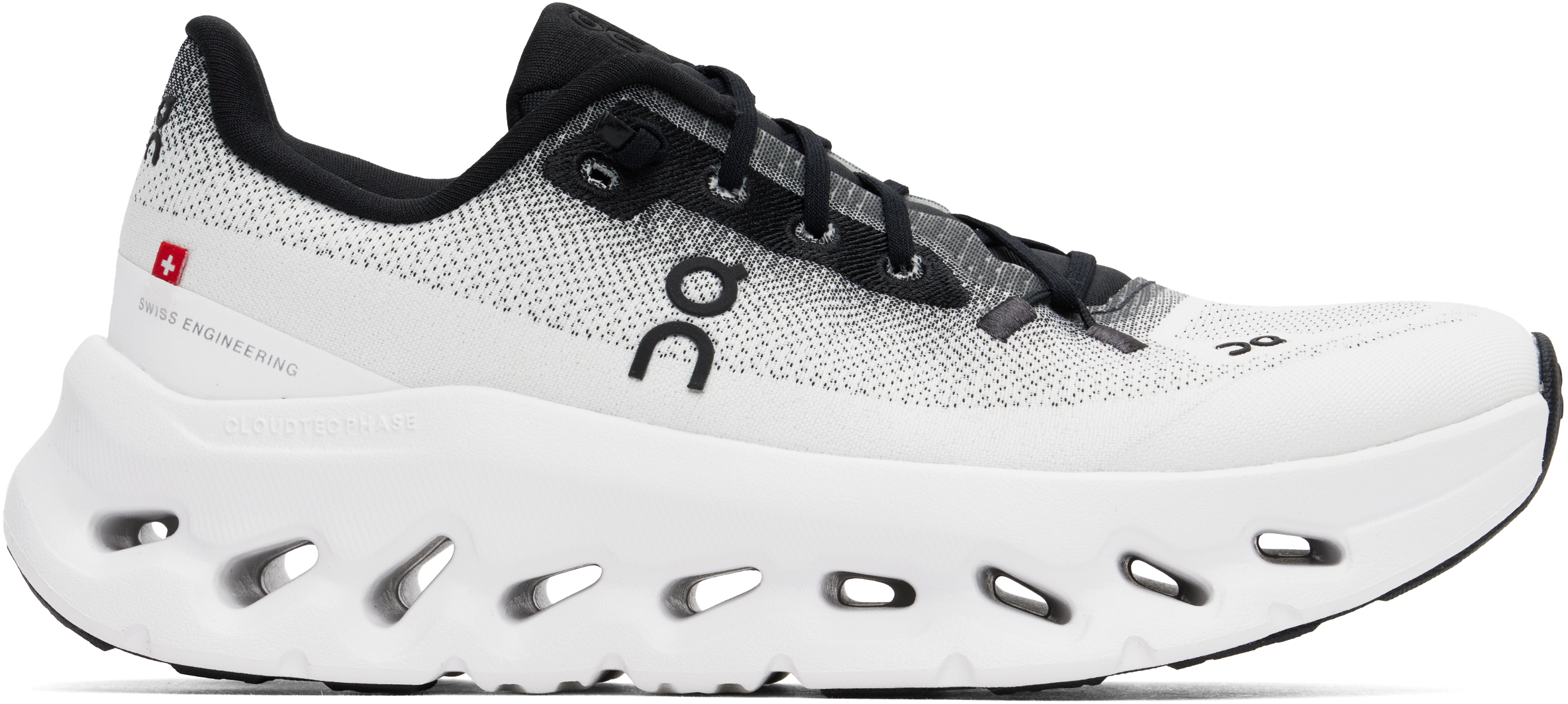 Shop On White & Black Cloudtilt Sneakers In Black | Ivory