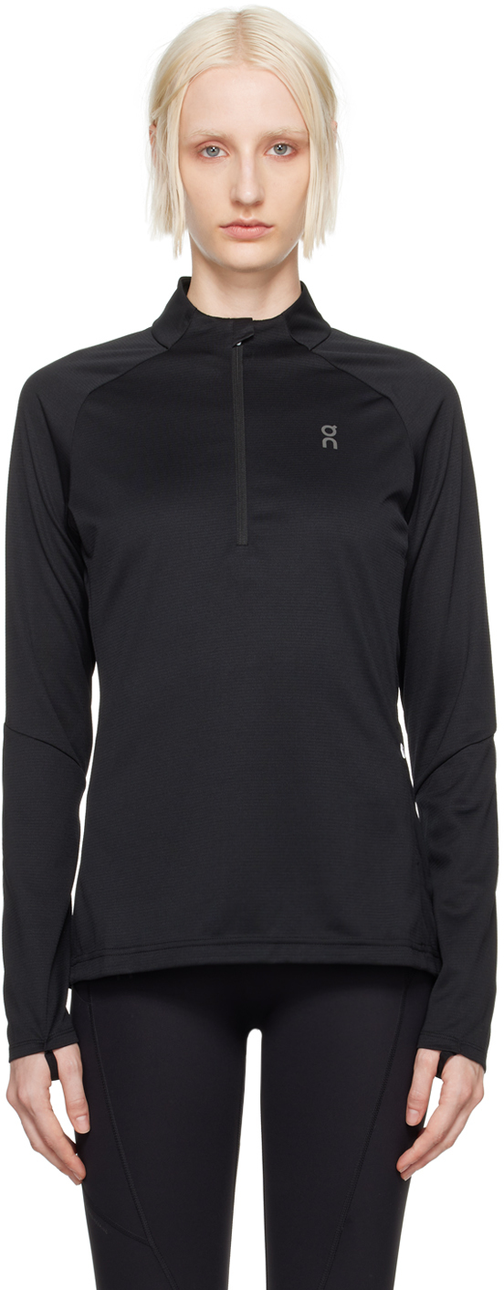 Black Climate Long Sleeve Sport Top