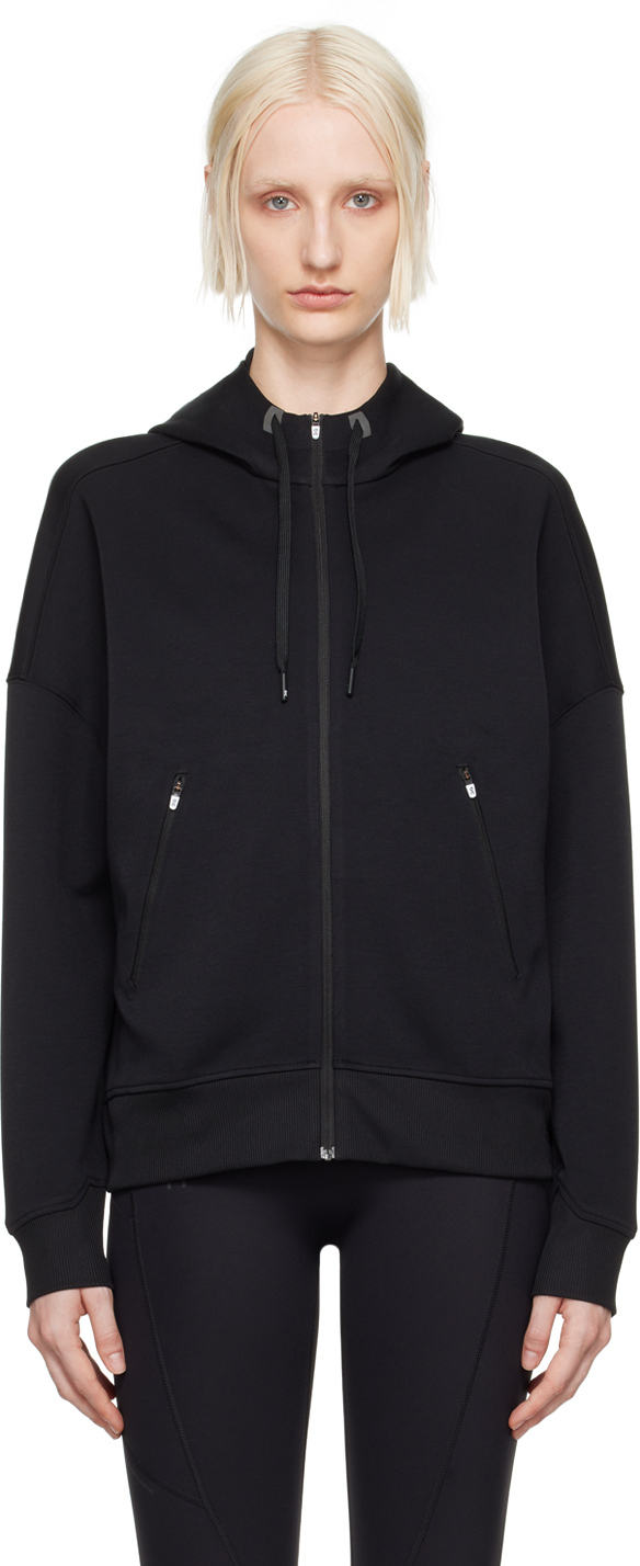 Black Zipped Hoodie by On on Sale