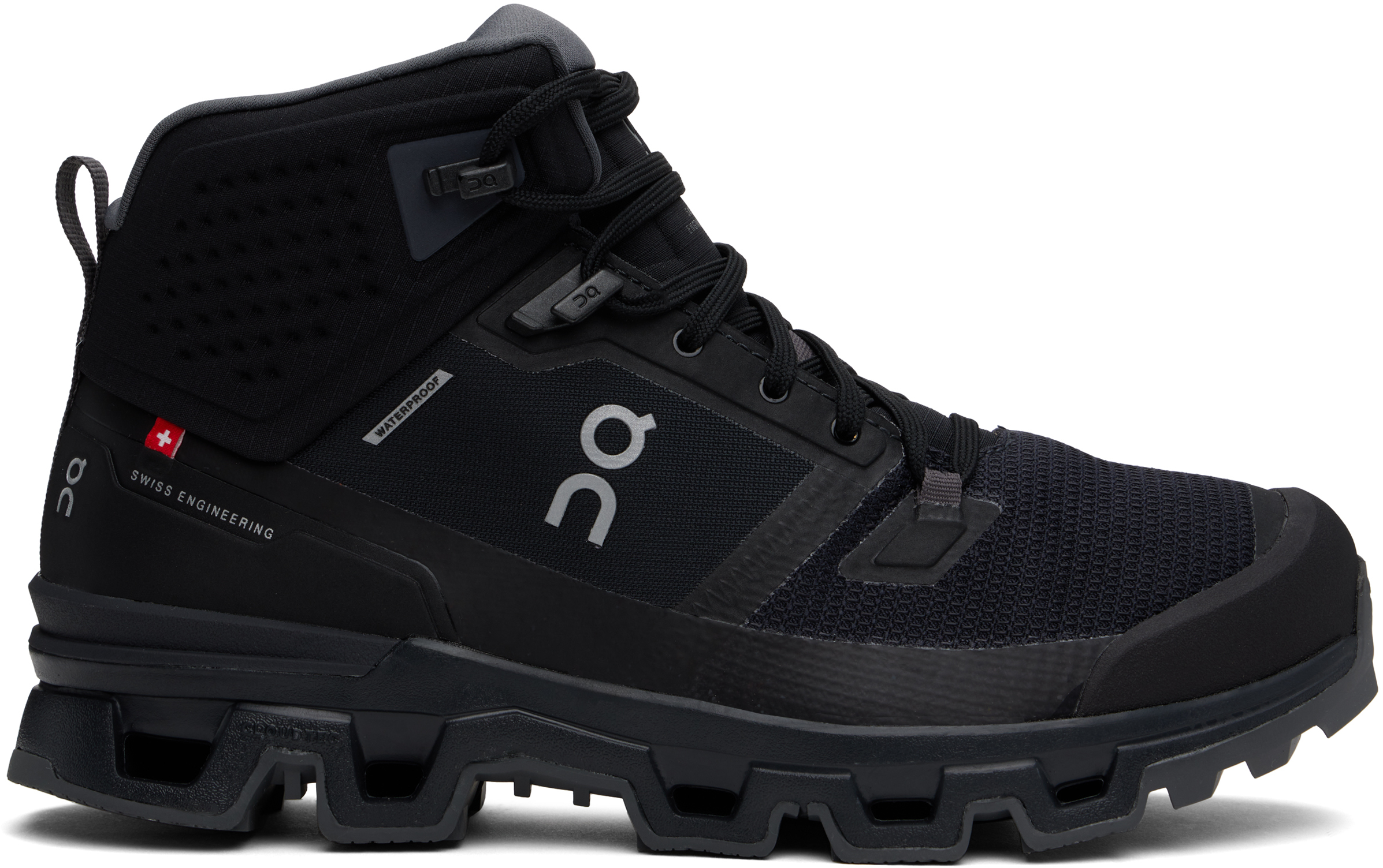 ON BLACK CLOUDROCK 2 WATERPROOF SNEAKERS 