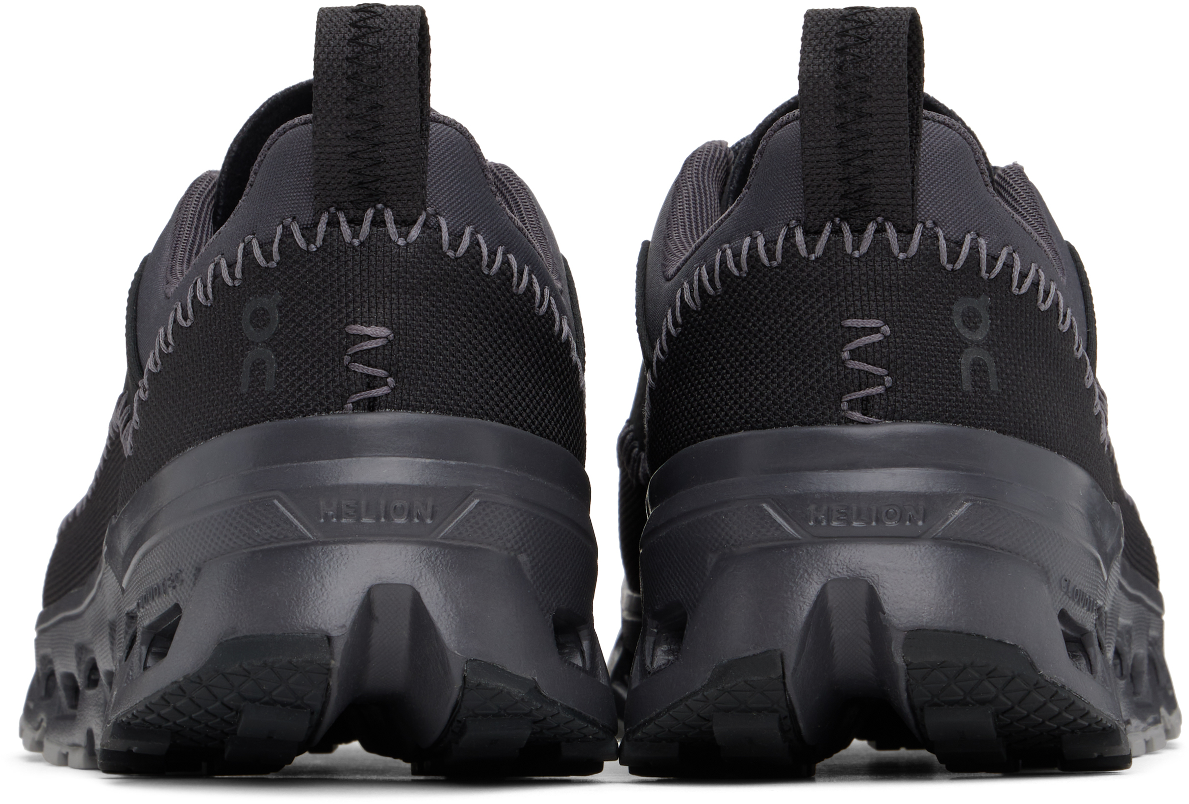 On Cloudaway 2 Rubber-trimmed Coated Recycled-shell And Mesh Sneakers In Black | Eclipse