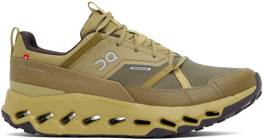 Khaki & Green Cloudhorizon Waterproof Sneakers