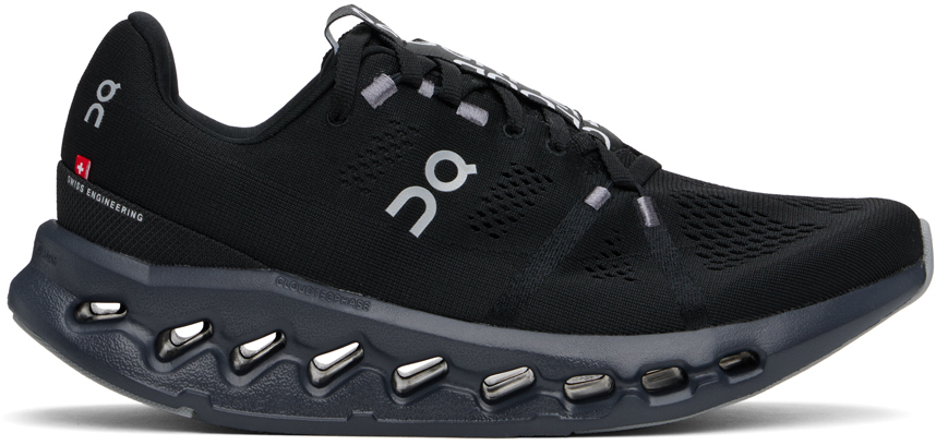 On: Black Cloudsurfer Sneakers | SSENSE