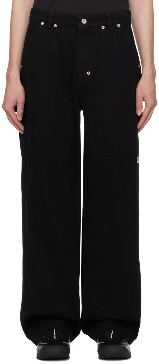 Black Rivet Trousers