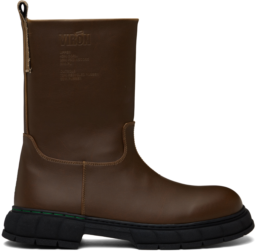 Shop Viron Brown Courage Corn Boots In 800 Brown