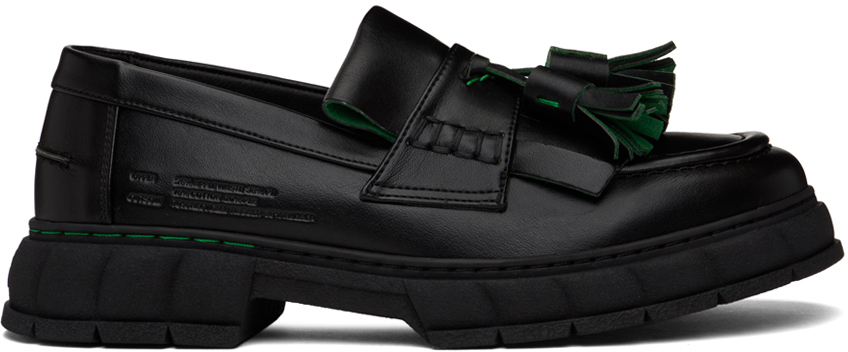 Black Progres II Apple Loafers