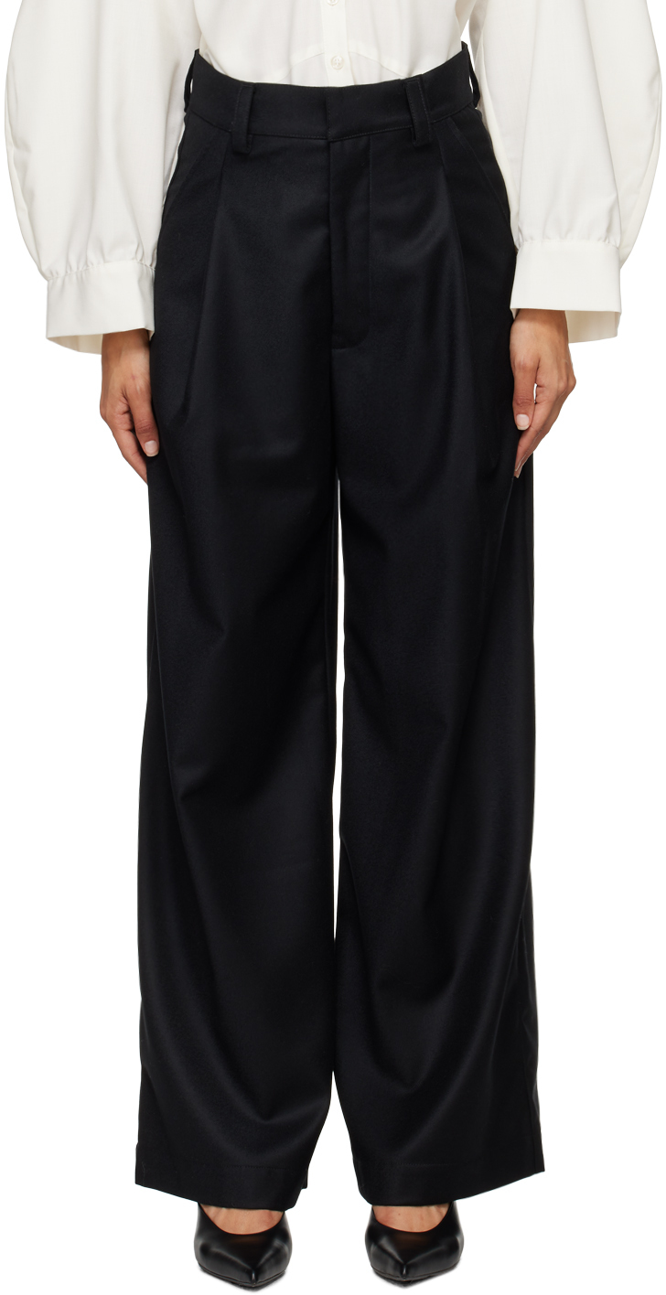 Black Olympe Trousers