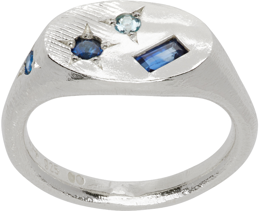 Shop Seb Brown Silver Xl Neapolitan Ring In Sterling Silver