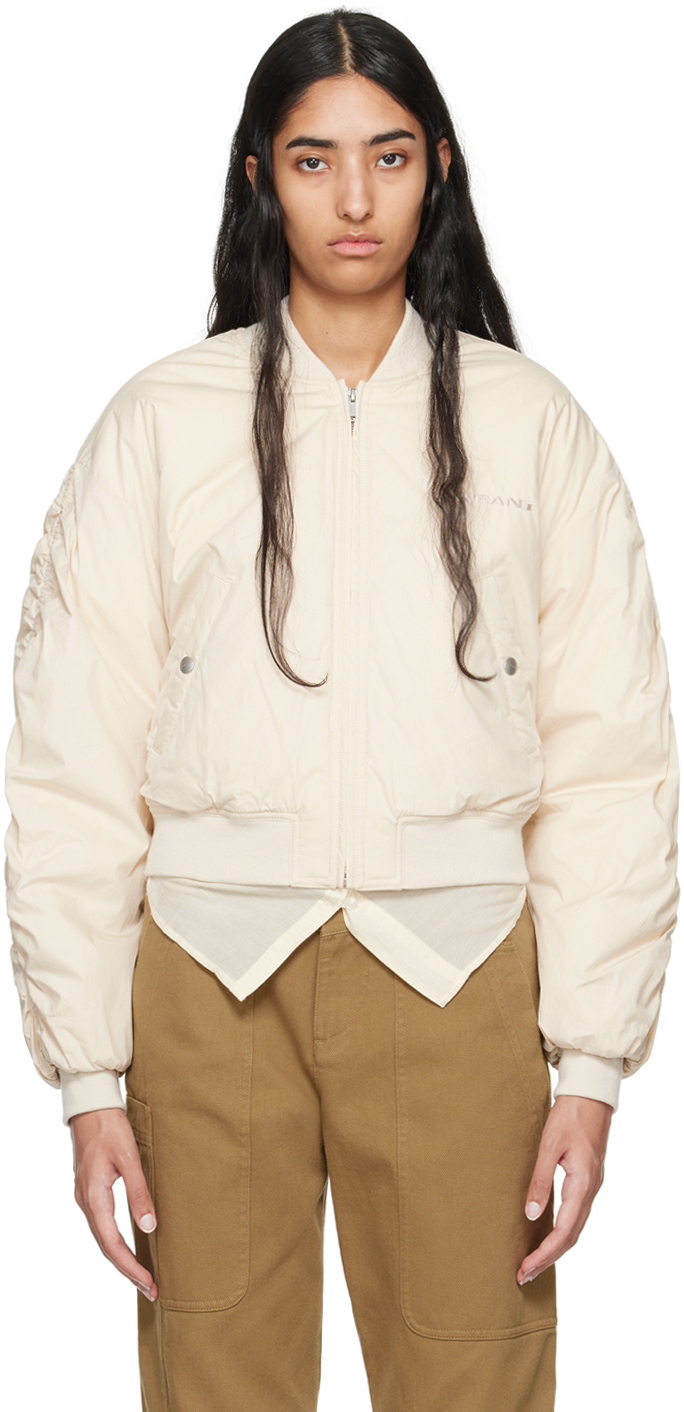 Beige Bessime Bomber Jacket