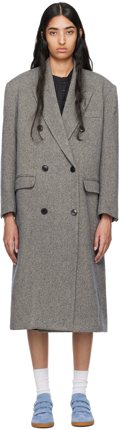 トレンチコート Isabel Marant Etoile Lexana Coat Isabel Marant Etoile Lexana Coat in Black/Ecru – Hampden