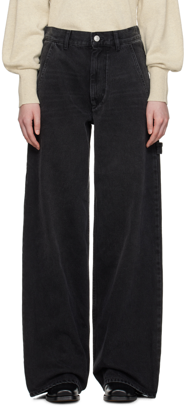 【送料&関税込】Marant Atoile Solene Mid-rise Jeans Isabel Marant Étoile Black Solene Jeans | ShopSimon