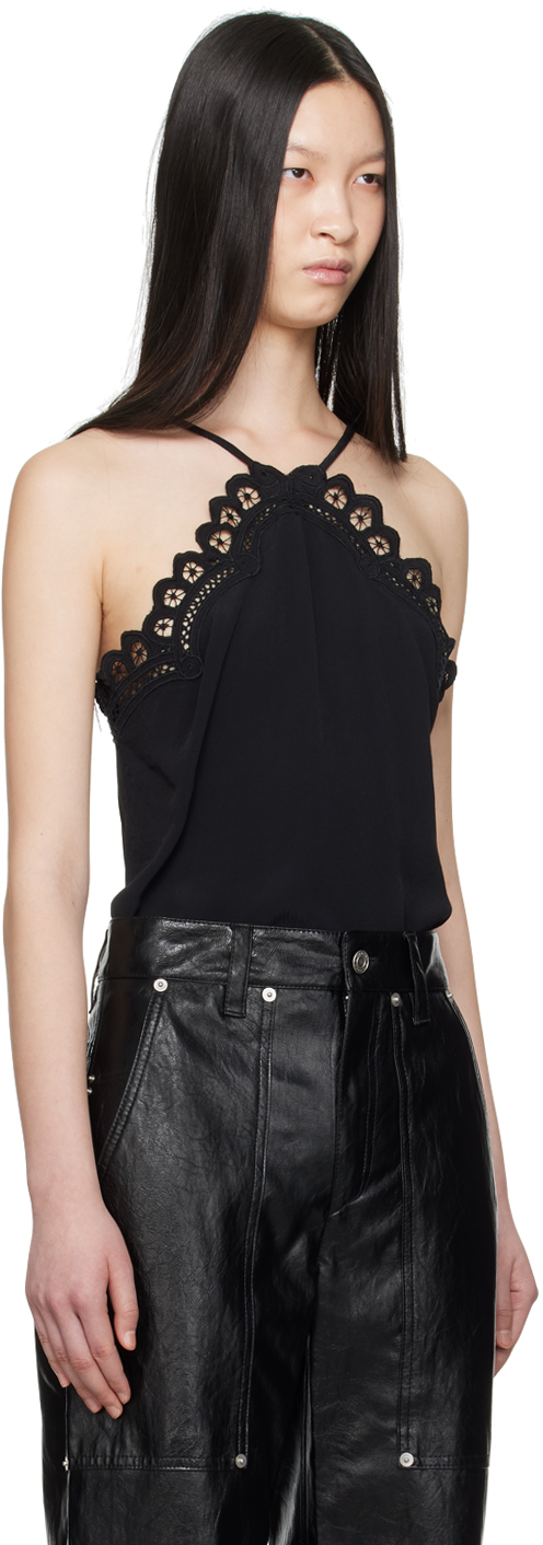 ISABEL MARANT ÉTOILE BLACK ELVA CAMISOLE